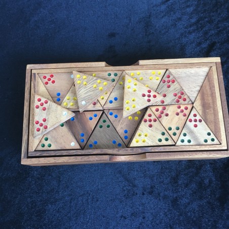 Triominos en bois